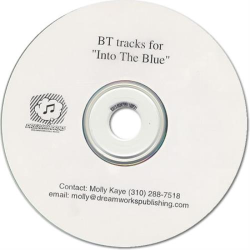 BT Tracks For 'Into The Blue' And From 'Emotional Technology' CD-R acetate US B.TCRTR398438