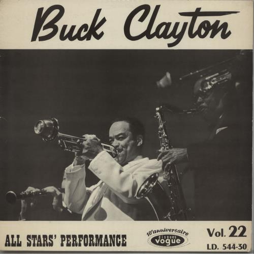 Buck Clayton All Stars' Performance Volume 22 vinyl LP album (LP record) French BUXLPAL442916
