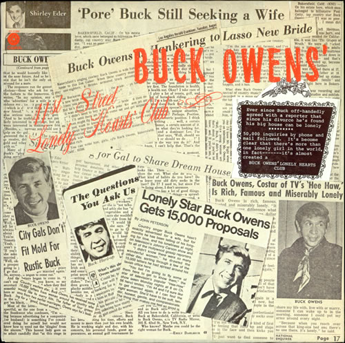Buck Owens 41st Street Lonely Hearts Club/Weekend Daddy vinyl LP album (LP record) US BU0LPST524183