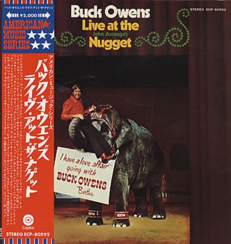 Buck Owens Live At The Nugget vinyl LP album (LP record) Japanese BU0LPLI312424