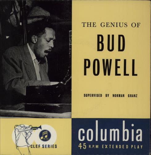 Bud Powell The Genius Of Bud Powell 7" vinyl single (7 inch record / 45) UK B/P07TH752447