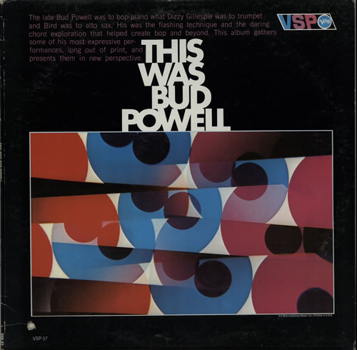 Bud Powell This Was Bud Powell vinyl LP album (LP record) US B/PLPTH584437