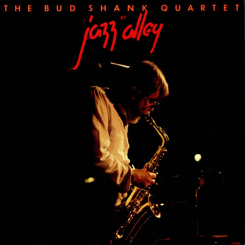 Bud Shank At Jazz Alley + Press Kit vinyl LP album (LP record) US BU5LPAT486374