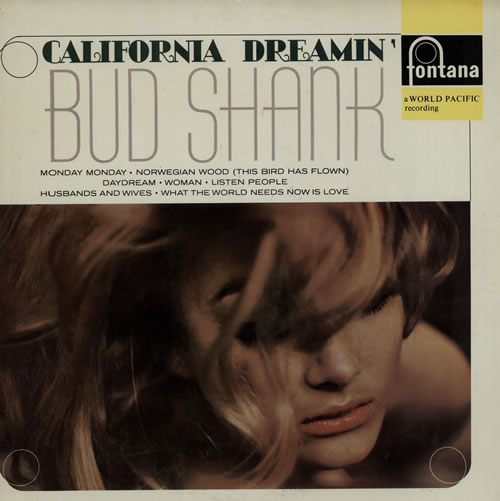 Bud Shank California Dreamin' vinyl LP album (LP record) UK BU5LPCA566433