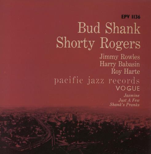 Bud Shank Compositions Of Shorty Rogers 7" vinyl single (7 inch record / 45) UK BU507CO760518