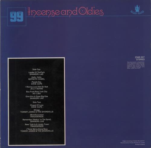 Buddah Incense And Oldies vinyl LP album (LP record) UK I1GLPIN492024