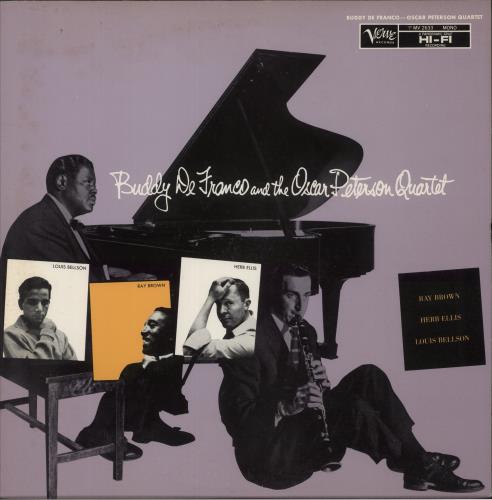 Buddy De Franco & Oscar Peterson And The Oscar Peterson Quartet vinyl LP album (LP record) Japanese E2ELPAN876182