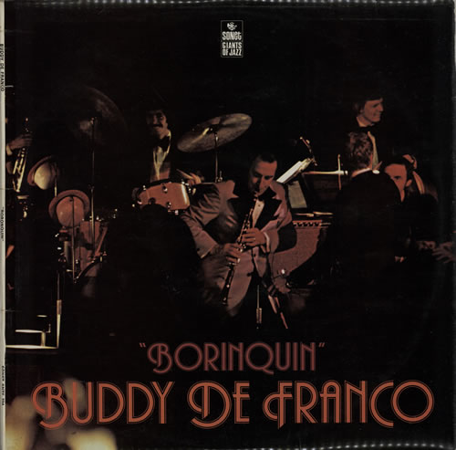 Buddy De Franco Boronquin - Autographed vinyl LP album (LP record) UK YDFLPBO582853