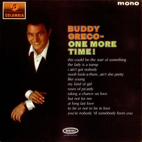 Buddy Greco One More Time! vinyl LP album (LP record) UK BG2LPON534642