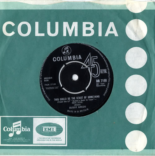 Buddy Greco This Could Be The Start Of Something 7" vinyl single (7 inch record / 45) UK BG207TH604183