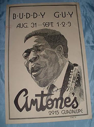 Buddy Guy Amtone's, 2915 Guadalupe poster US BGYPOAM311881