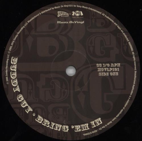 Buddy Guy Bring 'Em In - 180 Gram Vinyl 2-LP vinyl record set (Double LP Album) UK BGY2LBR826255
