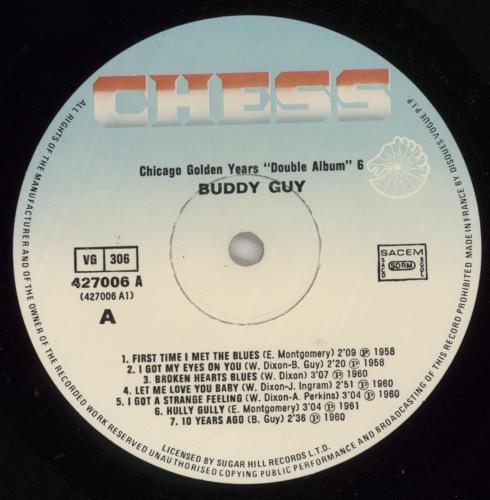 Buddy Guy Buddy Guy 2-LP vinyl record set (Double LP Album) French BGY2LBU764379