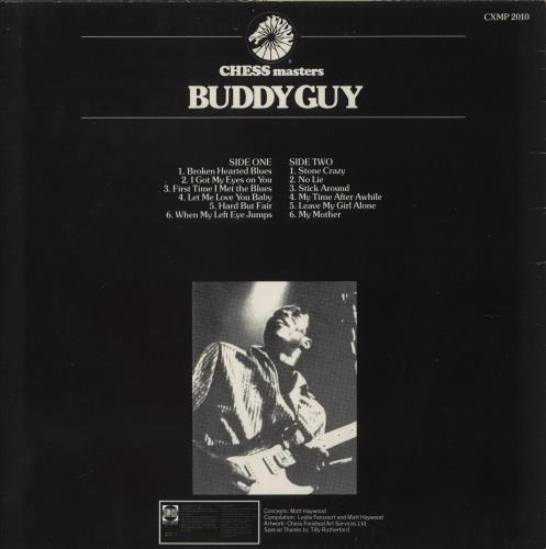 Buddy Guy Chess Masters - price stickered p/s vinyl LP album (LP record) UK BGYLPCH826008