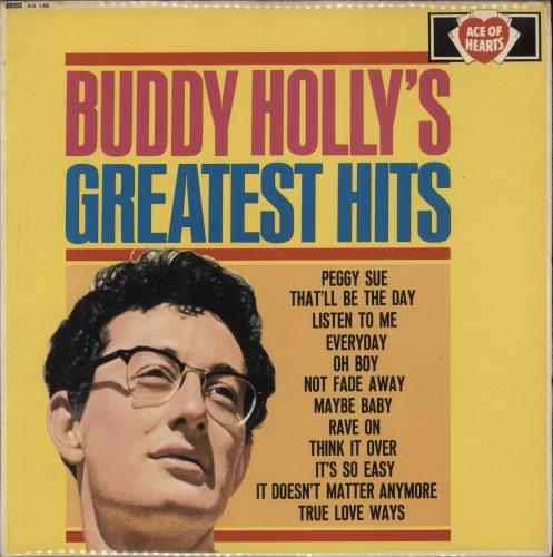 Buddy Holly Buddy Holly's Greatest Hits vinyl LP album (LP record) UK BDHLPBU625388