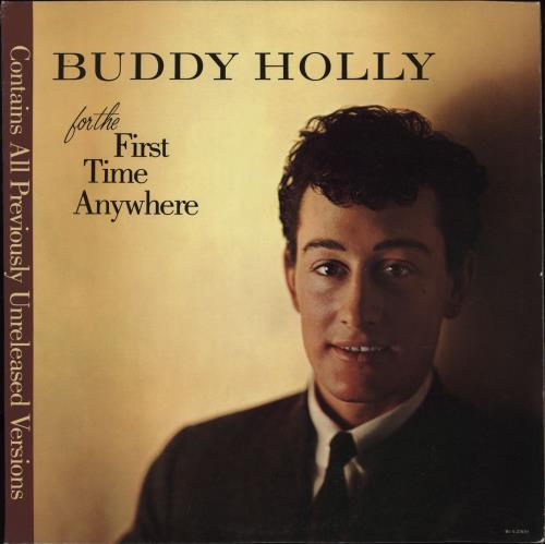 Buddy Holly For The First Time Anywhere vinyl LP album (LP record) US BDHLPFO766865