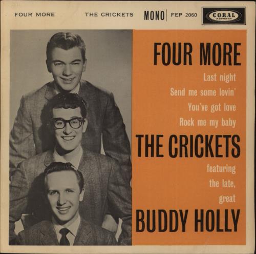 Buddy Holly Four More 7" vinyl single (7 inch record / 45) UK BDH07FO185411