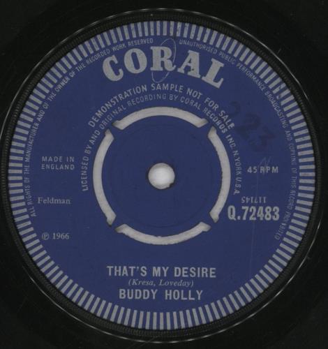 Buddy Holly Maybe Baby - A Label 7" vinyl single (7 inch record / 45) UK BDH07MA834603