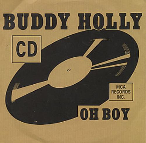Buddy Holly Oh Boy CD single (CD5 / 5") UK BDHC5OH85254
