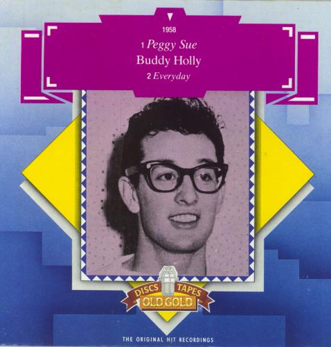 Buddy Holly Peggy Sue + Sleeve 7" vinyl single (7 inch record / 45) UK BDH07PE797410