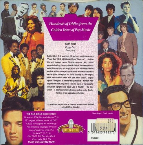 Buddy Holly Peggy Sue + Sleeve 7" vinyl single (7 inch record / 45) UK BDH07PE797410