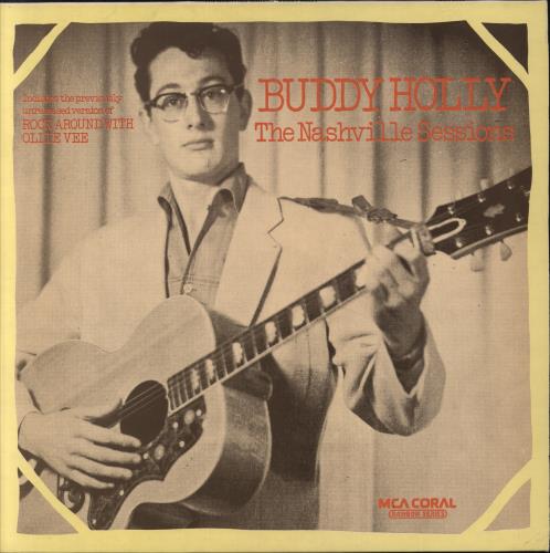 Buddy Holly The Nashville Sessions vinyl LP album (LP record) UK BDHLPTH817456