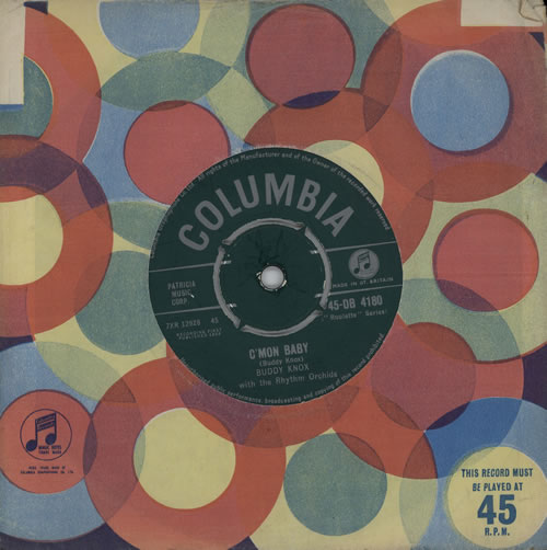 Buddy Knox C'Mon Baby - VG 7" vinyl single (7 inch record / 45) UK 8BK07CM572507