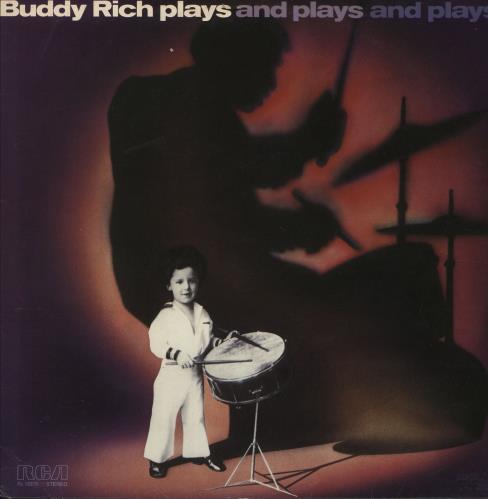Buddy Rich Plays And Plays And Plays + insert vinyl LP album (LP record) UK BU-LPPL532177