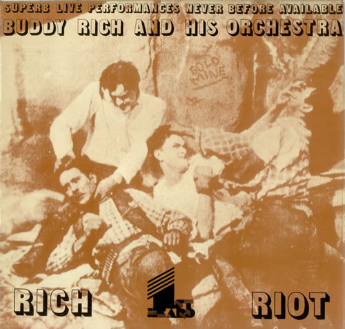 Buddy Rich Rich Riot vinyl LP album (LP record) UK BU-LPRI451213