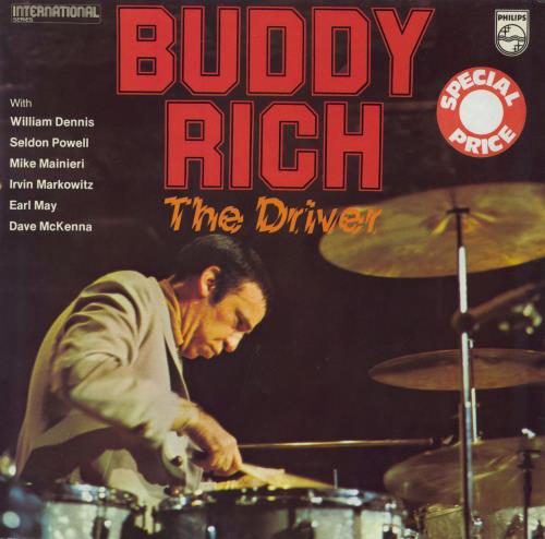 Buddy Rich The Driver vinyl LP album (LP record) UK BU-LPTH362990