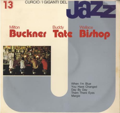 Buddy Tate I Giganti Del Jazz #13 vinyl LP album (LP record) Italian BT4LPIG403164