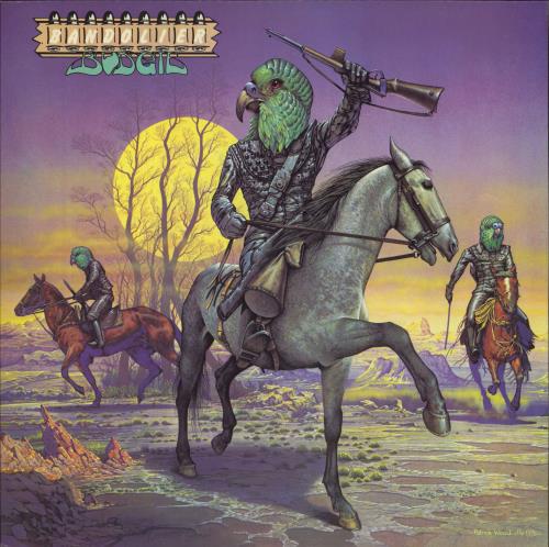 Budgie Bandolier - Blue Variant vinyl LP album (LP record) UK BUDLPBA812625