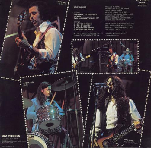 Budgie Bandolier - Blue Variant vinyl LP album (LP record) UK BUDLPBA812625