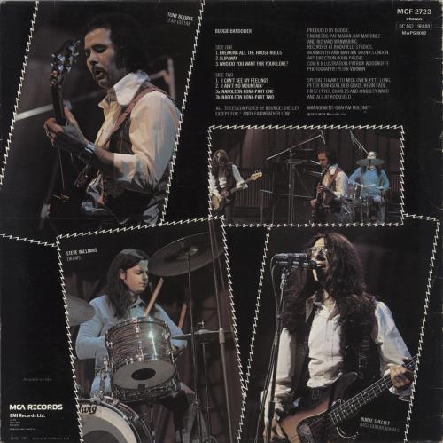 Budgie Bandolier - EX vinyl LP album (LP record) UK BUDLPBA579938