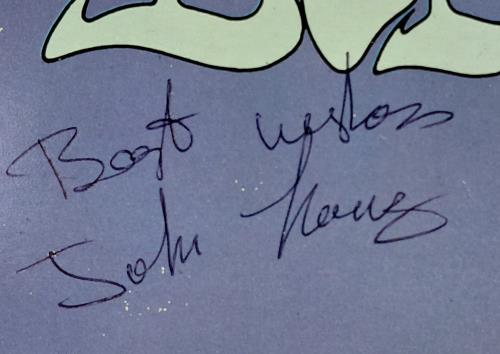 Budgie Best Of Budgie - Autographed vinyl LP album (LP record) UK BUDLPBE884081