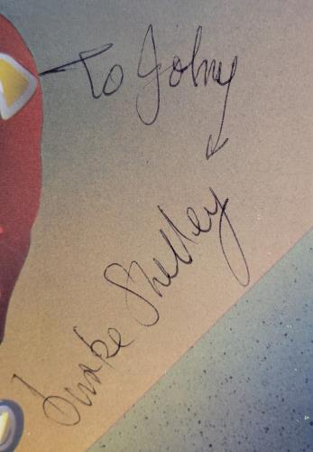 Budgie Best Of Budgie - Autographed vinyl LP album (LP record) UK BUDLPBE884081