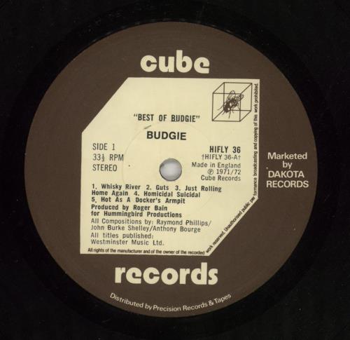 Budgie Best Of Budgie vinyl LP album (LP record) UK BUDLPBE581345
