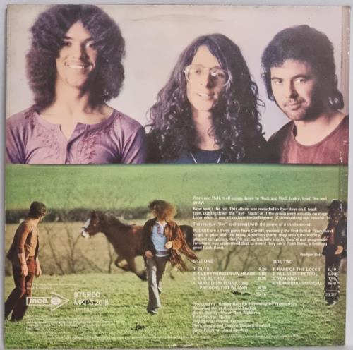Budgie Budgie - 1st - Front Laminated vinyl LP album (LP record) UK BUDLPBU781698