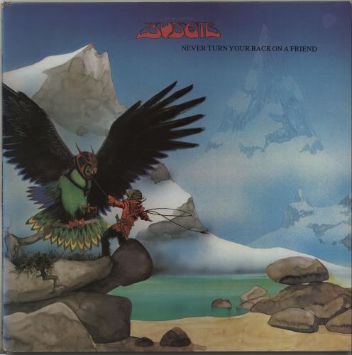 Budgie Never Turn Your Back On A Friend vinyl LP album (LP record) UK BUDLPNE664692