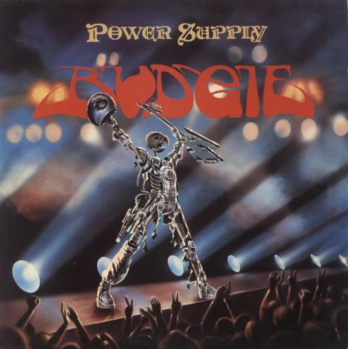 Budgie Power Supply - Autographed vinyl LP album (LP record) UK BUDLPPO884087
