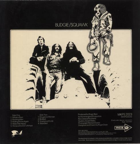 Budgie Squawk - 1st vinyl LP album (LP record) UK BUDLPSQ133519