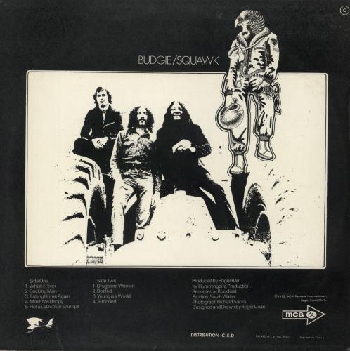 Budgie Squawk - 1st vinyl LP album (LP record) French BUDLPSQ867390