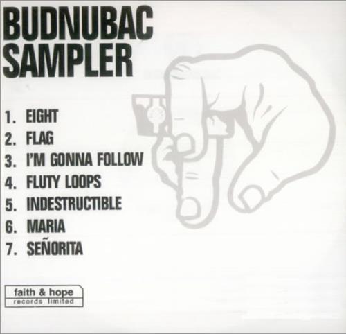 Budnubac Budnubac Sampler CD-R acetate UK 1BUCRBU427755