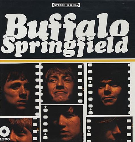 Buffalo Springfield Buffalo Springfield - Yellow Label vinyl LP album (LP record) US BFSLPBU77366