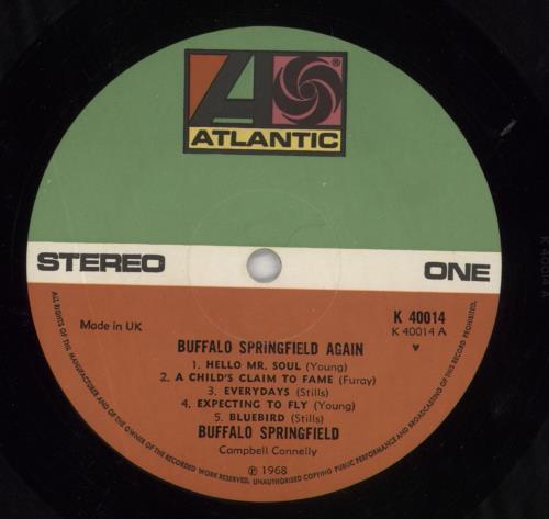 Buffalo Springfield Buffalo Springfield Again vinyl LP album (LP record) UK BFSLPBU316108