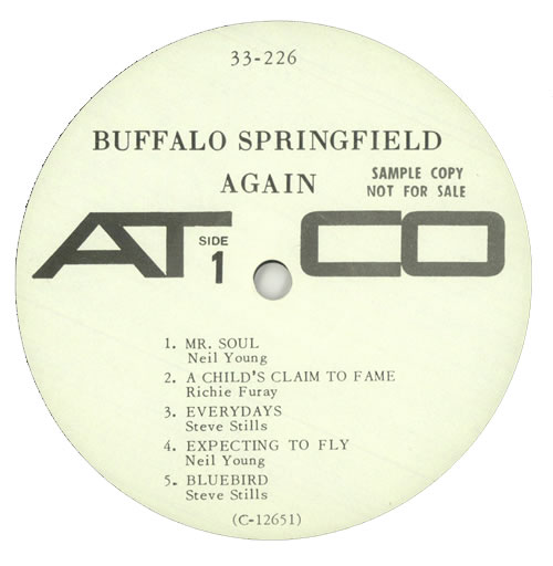 Buffalo Springfield Buffalo Springfield Again vinyl LP album (LP record) US BFSLPBU490275