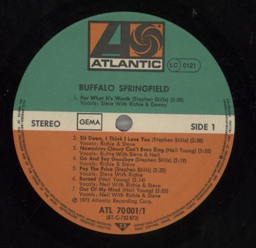 Buffalo Springfield Buffalo Springfield 2-LP vinyl record set (Double LP Album) German BFS2LBU858840