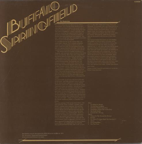 Buffalo Springfield The Beginning vinyl LP album (LP record) UK BFSLPTH264127