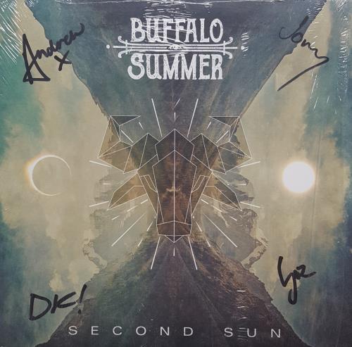 Buffalo Summer Second Sun - 180 Gram Orange Vinyl - Autographed vinyl LP album (LP record) UK IYFLPSE660043
