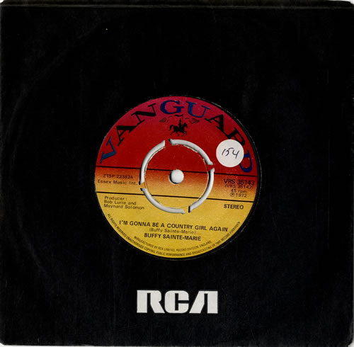 Buffy Sainte-Marie I'm Gonna Be A Country Girl Again 7" vinyl single (7 inch record / 45) UK BSM07IM585901